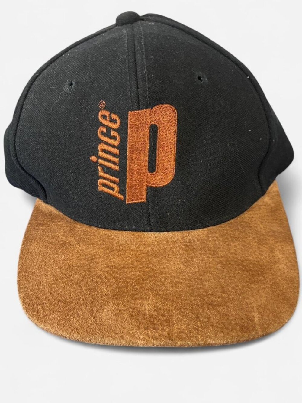 Vintage Prince Men's Black and Brown Hat